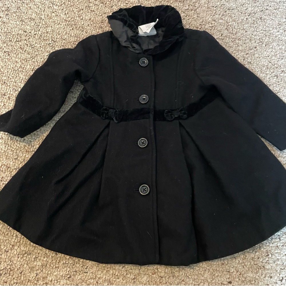 Crazy 8 Black Kids Pea Coat